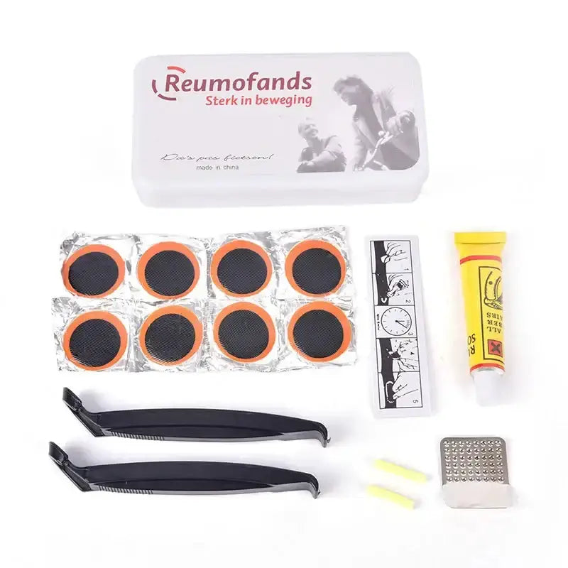 Habicare Bicycle Tyre Tube Puncture Repair Kit with Box Bicycle Tyre Tube Puncture Repair Kit with Box