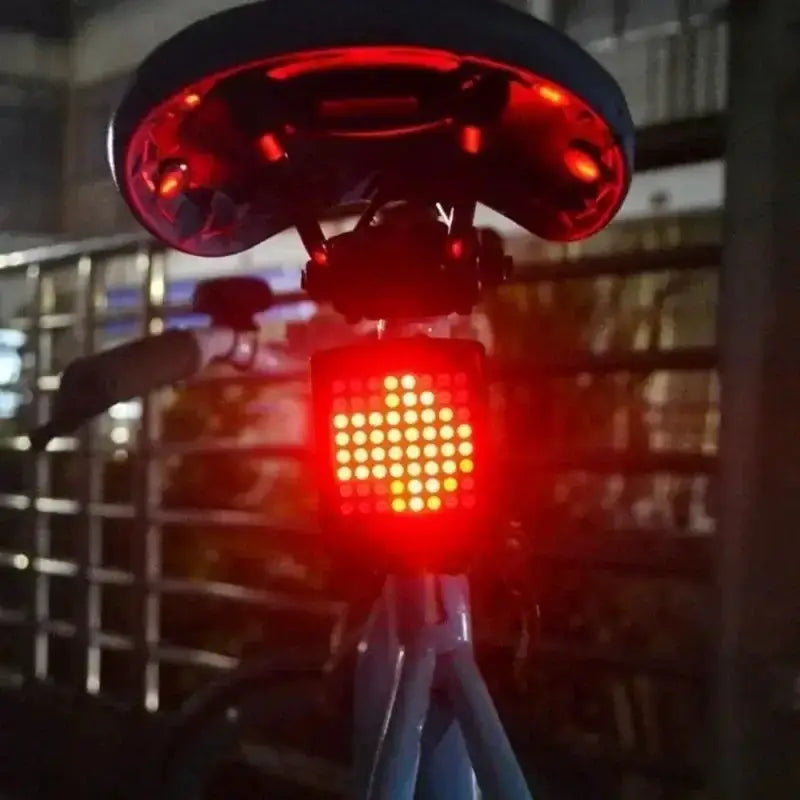 Wireless Bike Tail Light with Remote Control (USB Rechargeable) by Habicare
