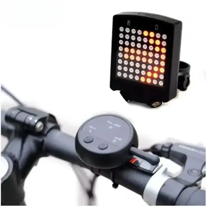 Wireless Bike Tail Light with Remote Control (USB Rechargeable) by Habicare