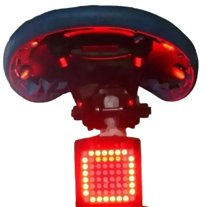 Wireless Bike Tail Light with Remote Control (USB Rechargeable) by Habicare