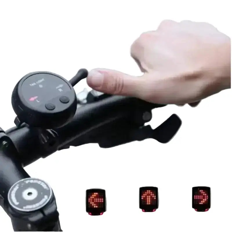 Wireless Bike Tail Light with Remote Control (USB Rechargeable) by Habicare