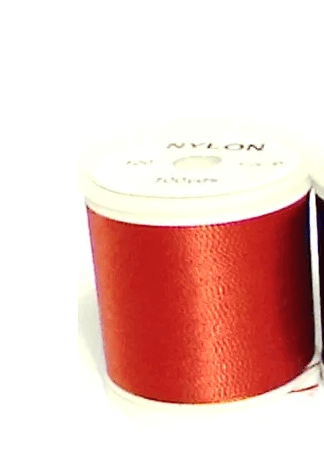 Binding Thread 100YDS Red color spool of nylon thread for fishing rod repairs.