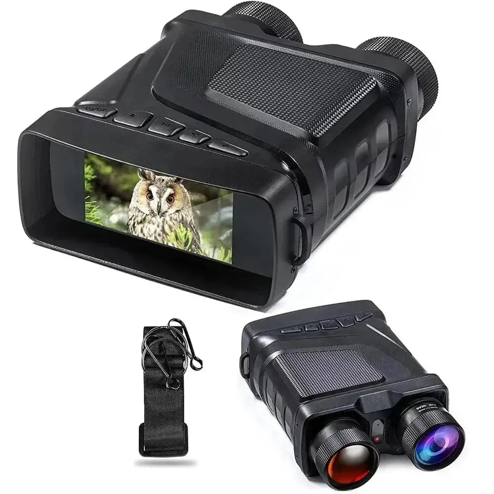 China China R12 Binoculars Night Vision Device 1080P HD 850nm Infrared 5X Digital Zoom Telescope Goggles Outdoor Hunting Camping Full Dark 300m