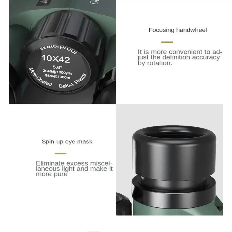 Binoculars – Waterproof & Fog proof (8x42 / 10x42) by Habicare