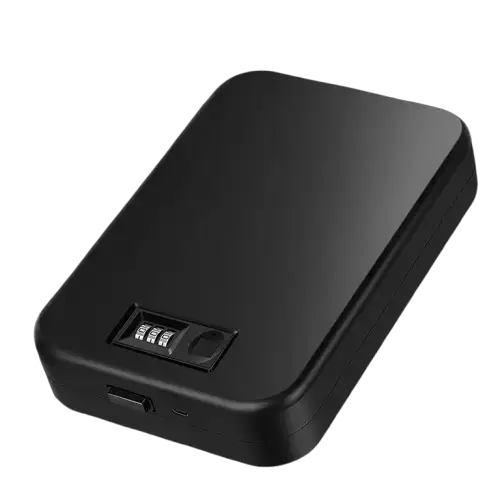 Biometric Safe Box – Mini Fingerprint & Password Vault by Habicare