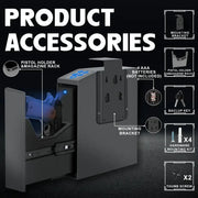 Biometric Handgun Safe with Fingerprint & PIN by Habicare