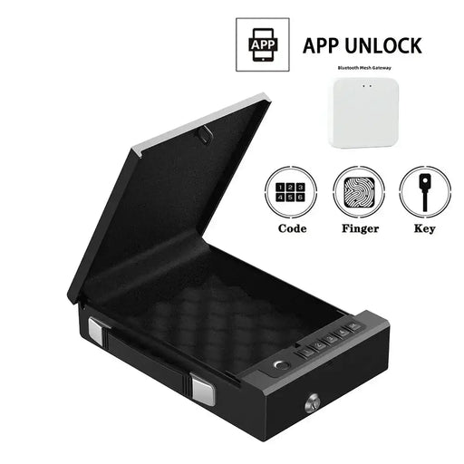 Biometric Portable Gun Safe Box by Habicare