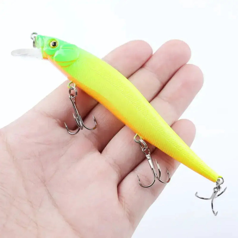 Bionic Hard Fishing Lure with 3D Eyes (11.5cm/14g) – 5/10pcs by Habicare