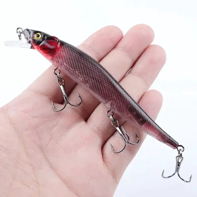 Bionic Hard Fishing Lure with 3D Eyes (11.5cm/14g) – 5/10pcs by Habicare