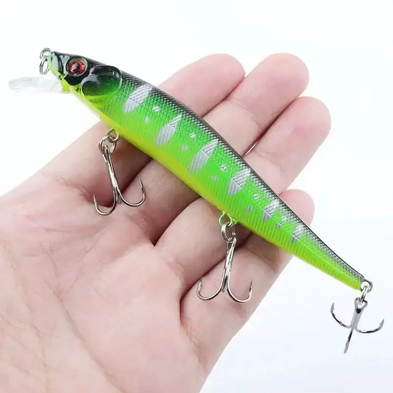 Bionic Hard Fishing Lure with 3D Eyes (11.5cm/14g) – 5/10pcs by Habicare