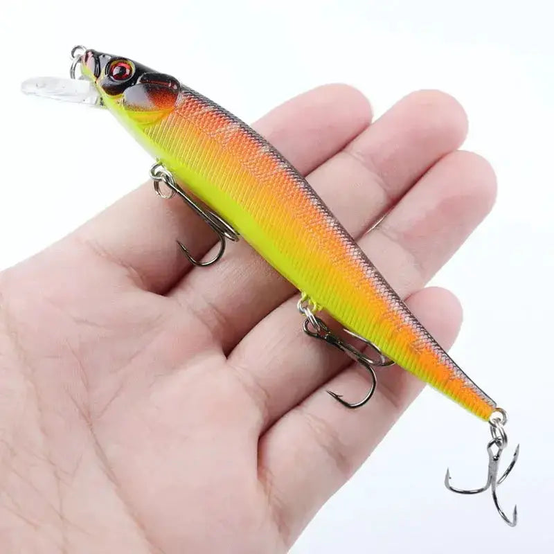 Bionic Hard Fishing Lure with 3D Eyes (11.5cm/14g) – 5/10pcs by Habicare