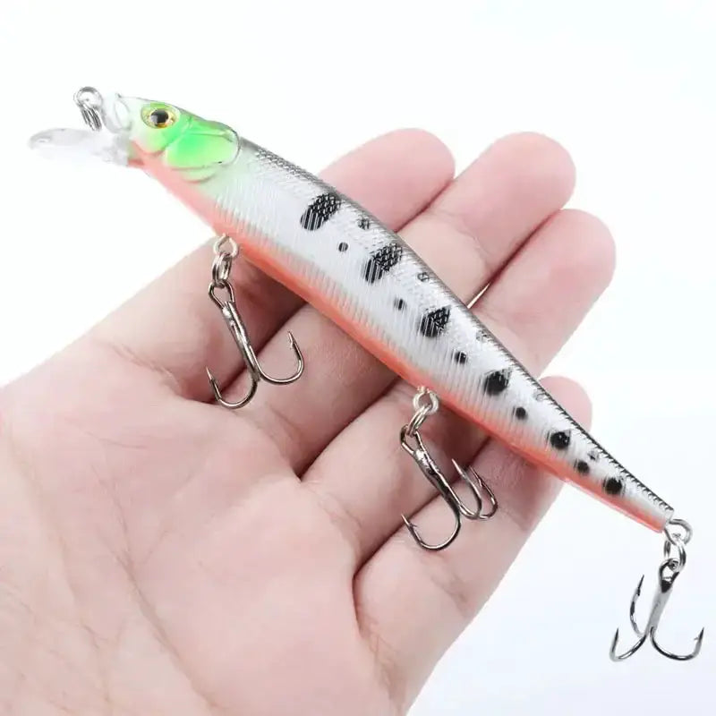 Bionic Hard Fishing Lure with 3D Eyes (11.5cm/14g) – 5/10pcs by Habicare
