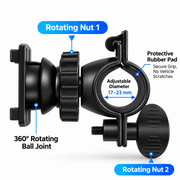 techplus 360° Rotating Waterproof Bicycle Phone Holder Black – Adjustable Bike Handlebar Mount 360° Rotating Waterproof Bicycle Phone Holder Black – Adjustable Bike Handlebar Mount
