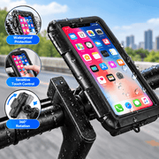 techplus 360° Rotating Waterproof Bicycle Phone Holder Black – Adjustable Bike Handlebar Mount 360° Rotating Waterproof Bicycle Phone Holder Black – Adjustable Bike Handlebar Mount