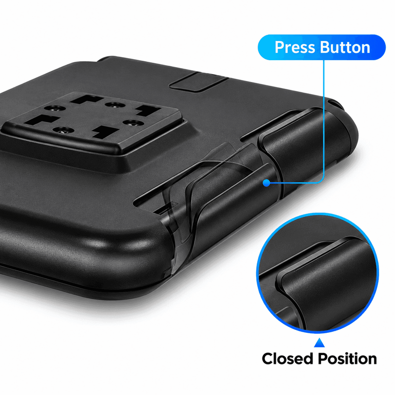 techplus 360° Rotating Waterproof Bicycle Phone Holder Black – Adjustable Bike Handlebar Mount 360° Rotating Waterproof Bicycle Phone Holder Black – Adjustable Bike Handlebar Mount