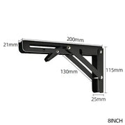 Black Folding Table Brackets for RV & Camper (2PCS) by Habicare