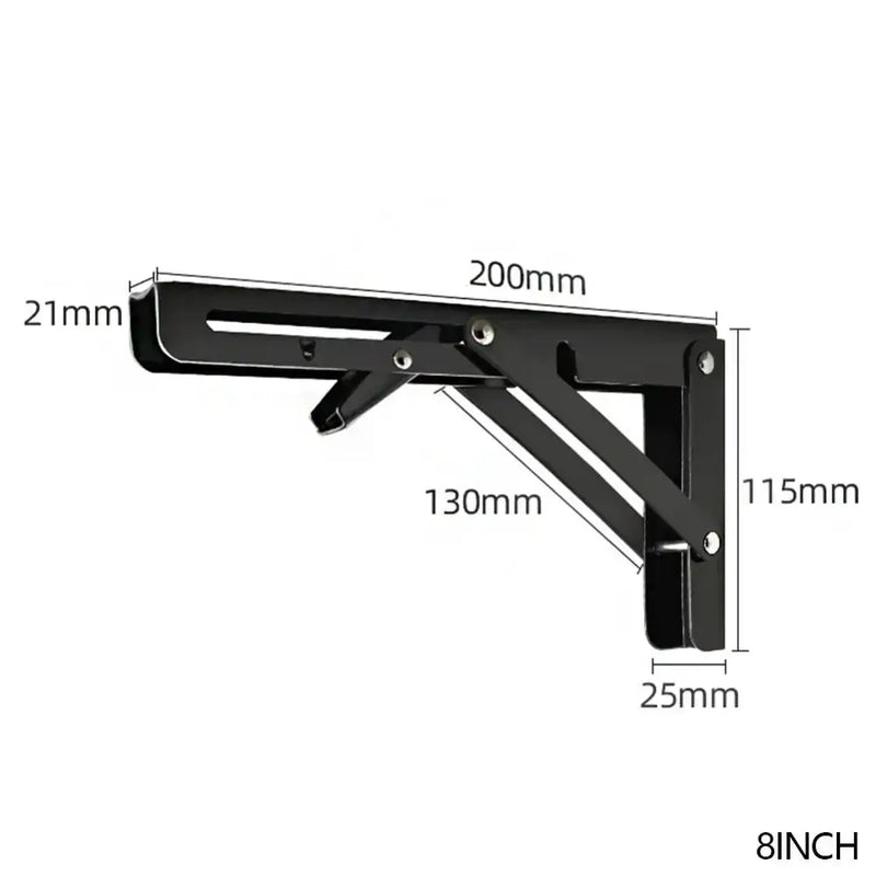 Black Folding Table Brackets for RV & Camper (2PCS) by Habicare