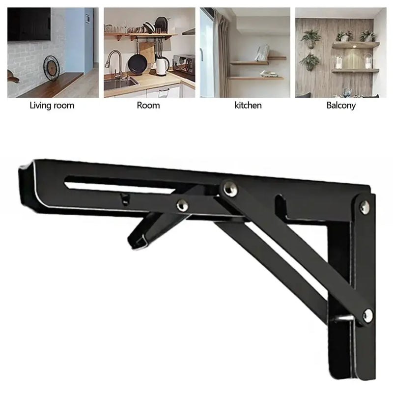 Black Folding Table Brackets for RV & Camper (2PCS) by Habicare
