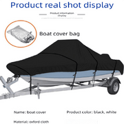 SportZone.co.nz Outdoor Recreation > Boating > Boating Accessories Black Heavy Duty Waterproof V-Hull Boat Cover 11-13FT Marine Grade Outdoor UV Protection for Australian Storage and Mooring Black Heavy Duty Waterproof V-Hull Boat Cover 11-13FT Marine Grade Outdoor UV Protection for Australian Storage and Mooring