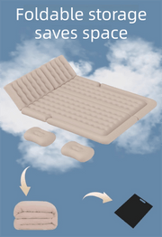 SportZone.co.nz Auto Accessories > Auto Accessories Others > Automotive Decor Black Multi-Chamber Car Inflatable Air Mattress with Electric Pump, Storage Bag & Pillows for Universal Trunk Sleeping and Camping (174 x 126 CM) Black Multi-Chamber Car Inflatable Air Mattress with Electric Pump, Storage Bag & Pillows for Universal Trunk Sleeping and Camping (174 x 126 CM)