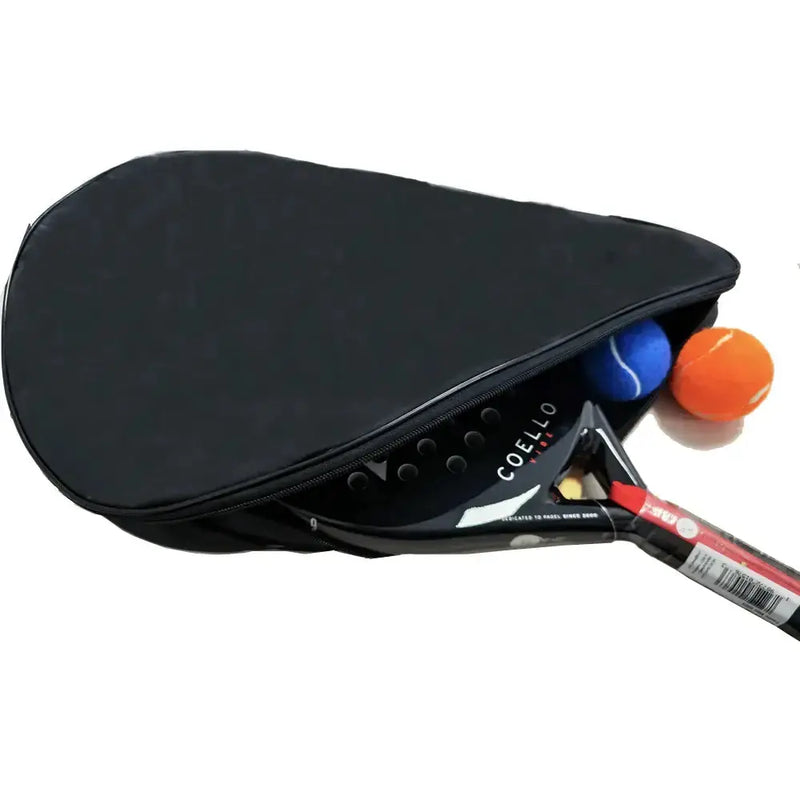 Black Padel Racket Bag by Habicare