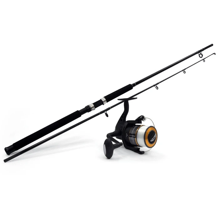 Kilwell Black Shadow 802 GP Combo featuring a 2.4m spin rod and Kilwell 360 Reel for fishing enthusiasts.
