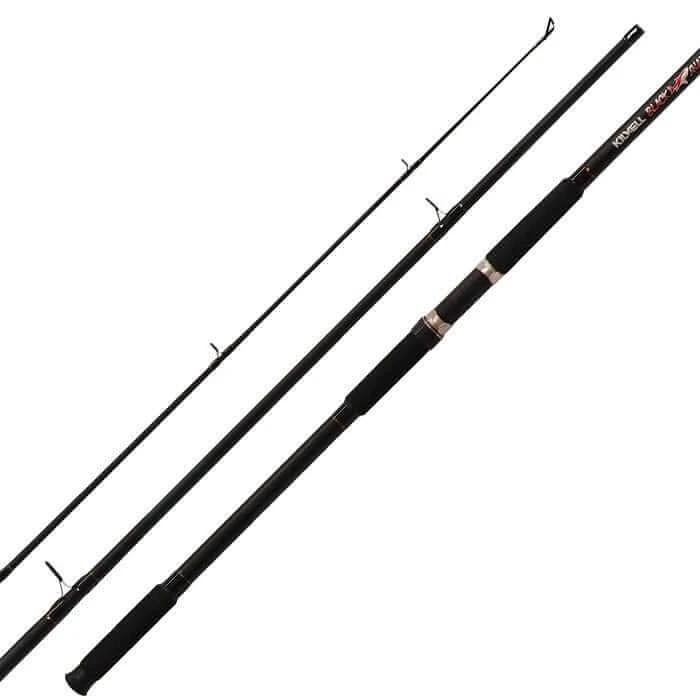 Kilwell Black Shadow 1403 55-140g Surf Rod showcasing its sleek design and durable features for anglers.