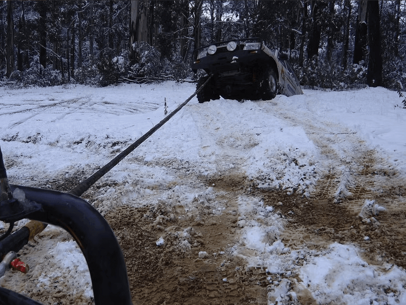 Black Snake Recovery Strop Nylon Black Snake Strop