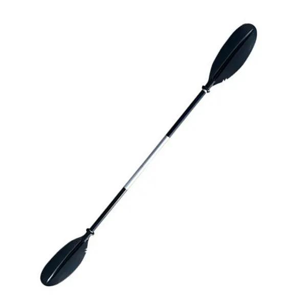 Black 222cm Adjustable Boat Oar Kayak Canoe Paddle Detachable by salelink.co.nz