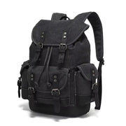 Waxed Canvas Leather Backpack — Retro Heritage Rucksack | Travel & Adventure Pack by Mead's Supply & Equipment Outfitters limited