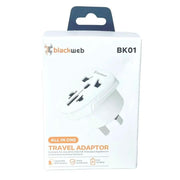 All In One Travel Blackweb Adapter BK01 Wall Plug (USA & UK to NZ & AUS) by 9eight5