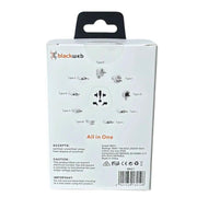 All In One Travel Blackweb Adapter BK01 Wall Plug (USA & UK to NZ & AUS) by 9eight5