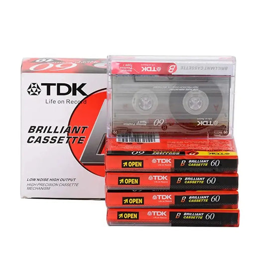 Blank Audio Cassette Tapes - 60min (10PCS) by Habicare
