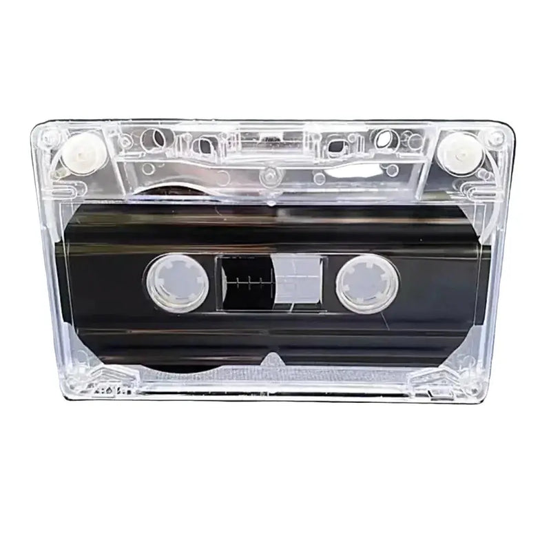 Habicare 60 Minute Blank Transparent Cassette Tape for Audio Recording 60 Minute Blank Transparent Cassette Tape for Audio Recording
