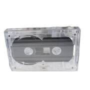 Habicare 60 Minute Blank Transparent Cassette Tape for Audio Recording 60 Minute Blank Transparent Cassette Tape for Audio Recording