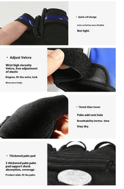 ECOTREK Cycling Gloves Outdoor Cycling Gloves – Breathable Half-Finger Sun Protection Gloves TJ6401 Outdoor Cycling Gloves – Breathable Half-Finger Sun Protection Gloves TJ6401