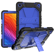 techplus Samsung Galaxy Tab A9 Plus Rugged Shockproof Case With Kickstand Blue Samsung Galaxy Tab A9 Plus Rugged Case with Kickstand