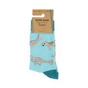 Save the Blue Seals Bamboo Socks by Barekind NZ