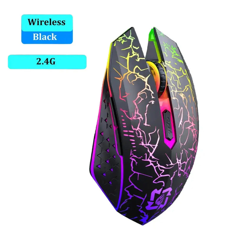 Bluetooth 5.2 RGB Dual-Mode Wireless Gaming Mouse (different models available) by Habicare