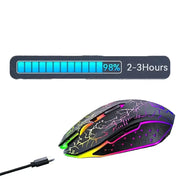 Bluetooth 5.2 RGB Dual-Mode Wireless Gaming Mouse (different models available) by Habicare