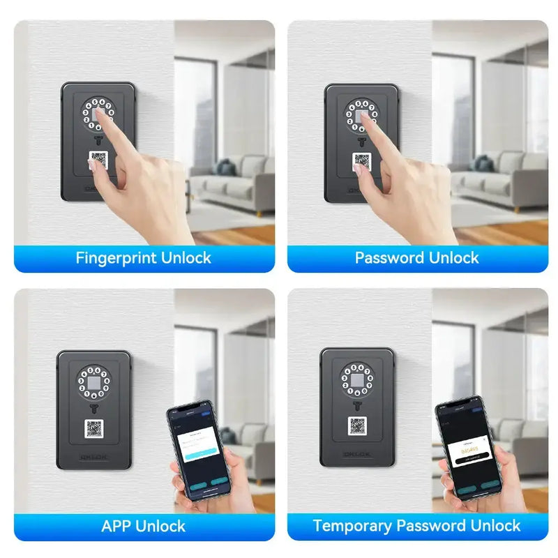 Bluetooth Fingerprint Key Lock Box by Habicare