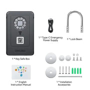 Bluetooth Fingerprint Key Lock Box by Habicare