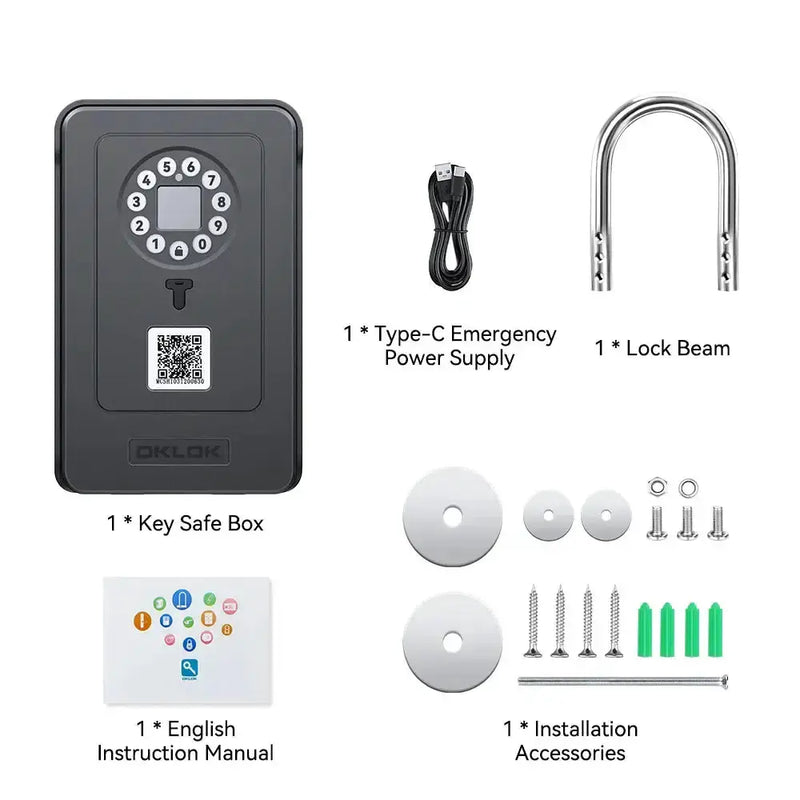 Bluetooth Fingerprint Key Lock Box by Habicare