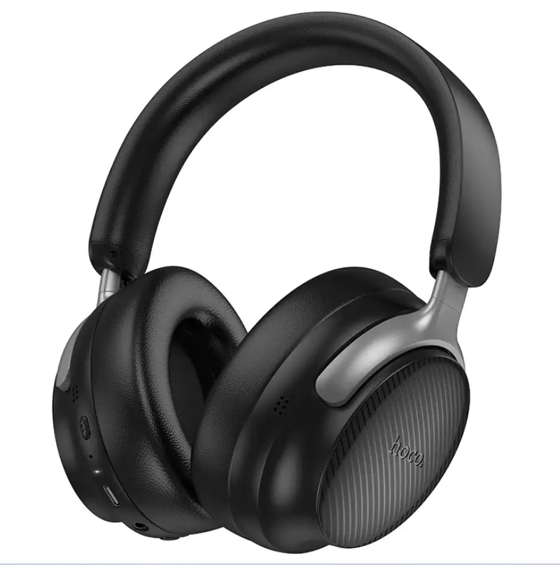 Premium Bluetooth Headset 90H ANC Noise Cancelling – W53 Plus Black by techplus