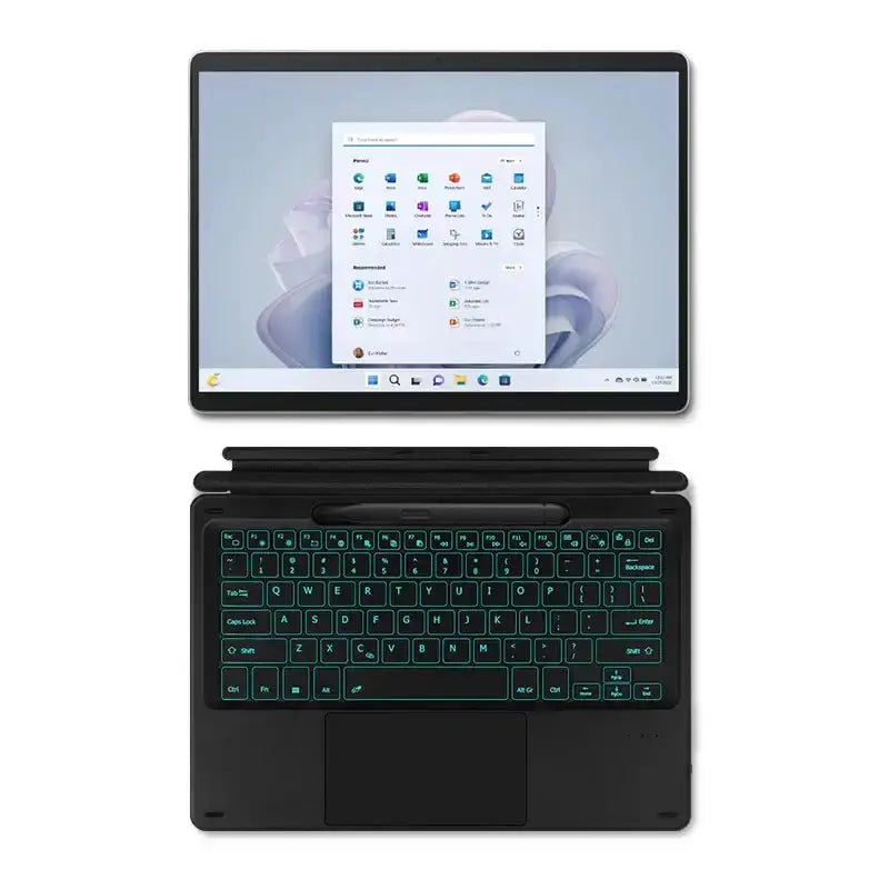 Habicare Bluetooth Backlit Keyboard with Touchpad for Microsoft Surface Pro 8, 9, 10, 11 & Pro X Bluetooth Backlit Keyboard with Touchpad for Microsoft Surface Pro 8, 9, 10, 11 & Pro X