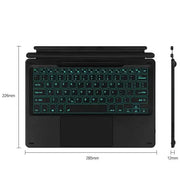 Habicare Bluetooth Backlit Keyboard with Touchpad for Microsoft Surface Pro 8, 9, 10, 11 & Pro X Bluetooth Backlit Keyboard with Touchpad for Microsoft Surface Pro 8, 9, 10, 11 & Pro X