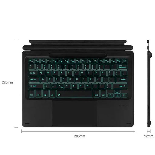 Habicare Bluetooth Backlit Keyboard with Touchpad for Microsoft Surface Pro 8, 9, 10, 11 & Pro X Bluetooth Backlit Keyboard with Touchpad for Microsoft Surface Pro 8, 9, 10, 11 & Pro X