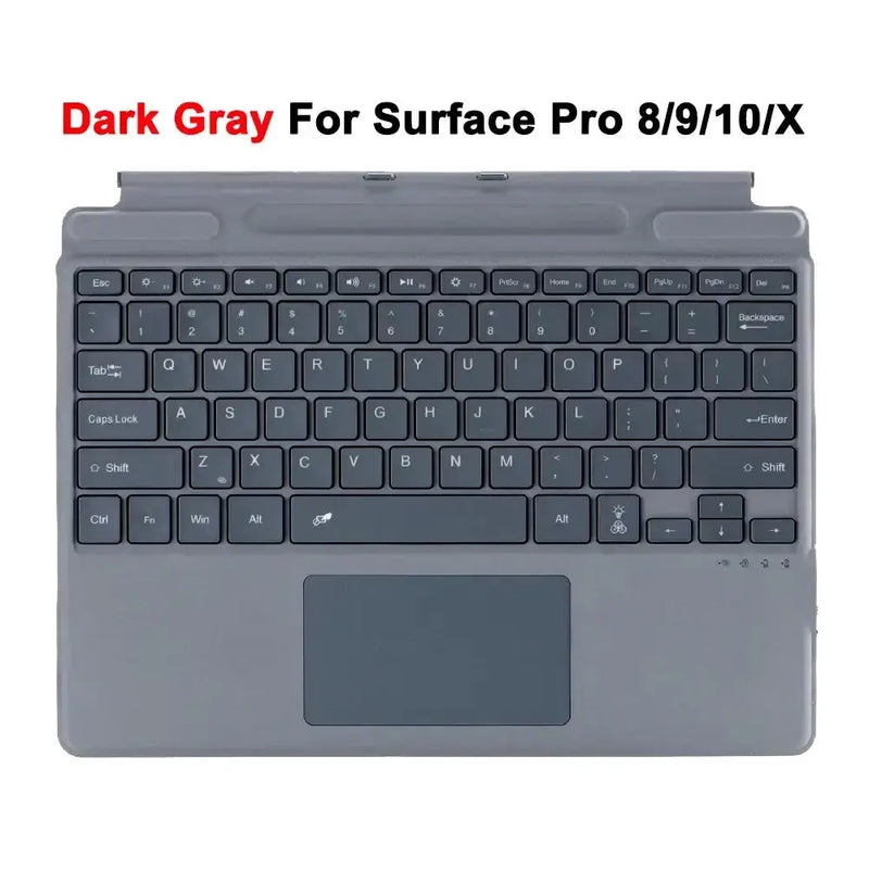 Habicare Bluetooth Detachable Slim Cover Keyboard for Microsoft Surface Pro 3–11, Pro X & Pro 7+ Bluetooth Detachable Slim Cover Keyboard for Microsoft Surface Pro 3–11, Pro X & Pro 7+