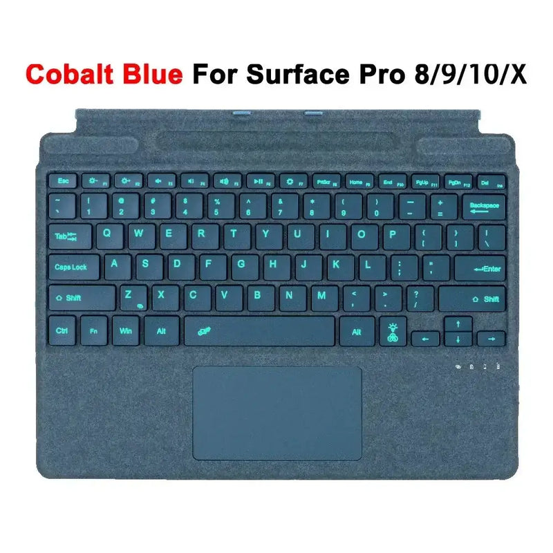 Habicare Bluetooth Detachable Slim Cover Keyboard for Microsoft Surface Pro 3–11, Pro X & Pro 7+ Bluetooth Detachable Slim Cover Keyboard for Microsoft Surface Pro 3–11, Pro X & Pro 7+