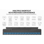 Habicare Bluetooth Detachable Slim Cover Keyboard for Microsoft Surface Pro 3–11, Pro X & Pro 7+ Bluetooth Detachable Slim Cover Keyboard for Microsoft Surface Pro 3–11, Pro X & Pro 7+